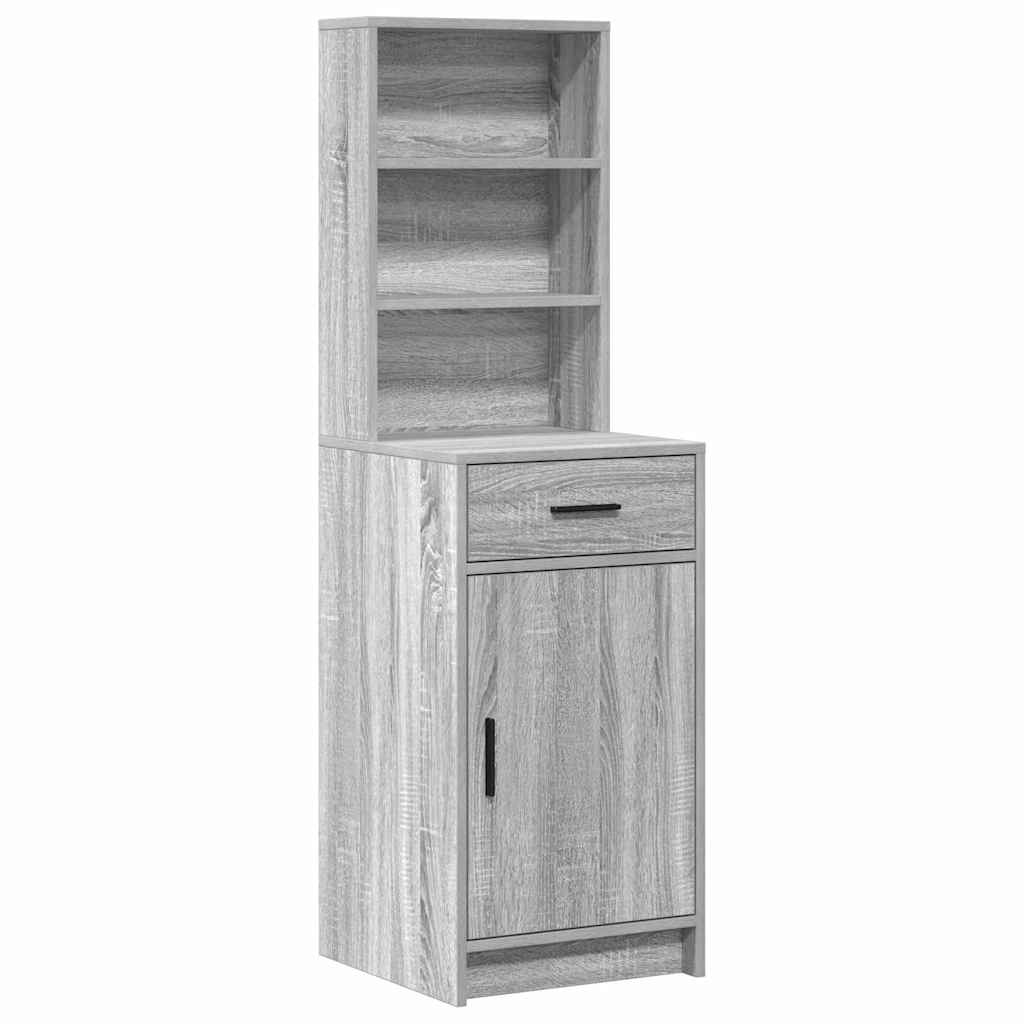 Schminktischset mit LED mit Schubladen 2 pcs Weiß Holzwerkstoff