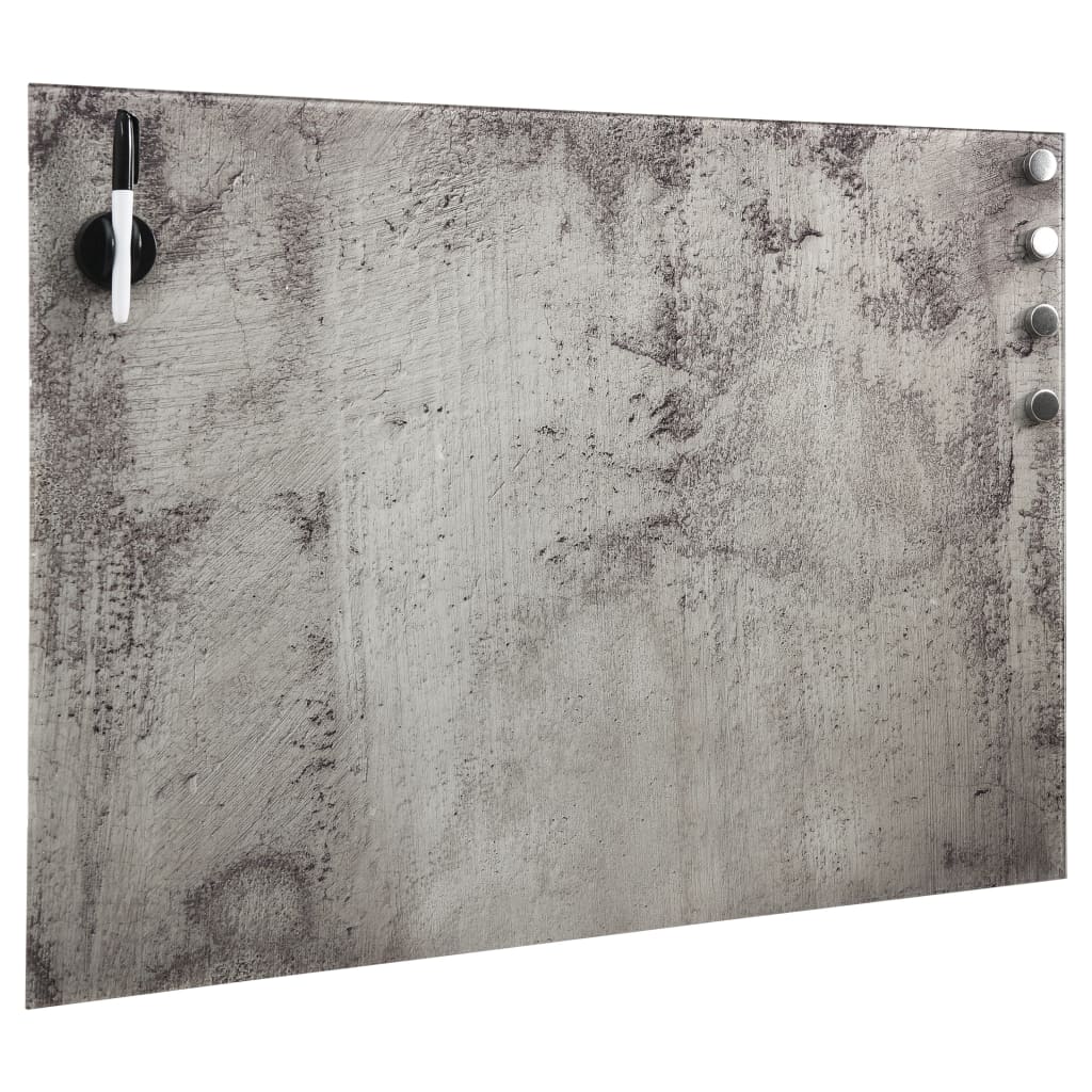 Magnettafel Wandmontage Glas 50x50 cm