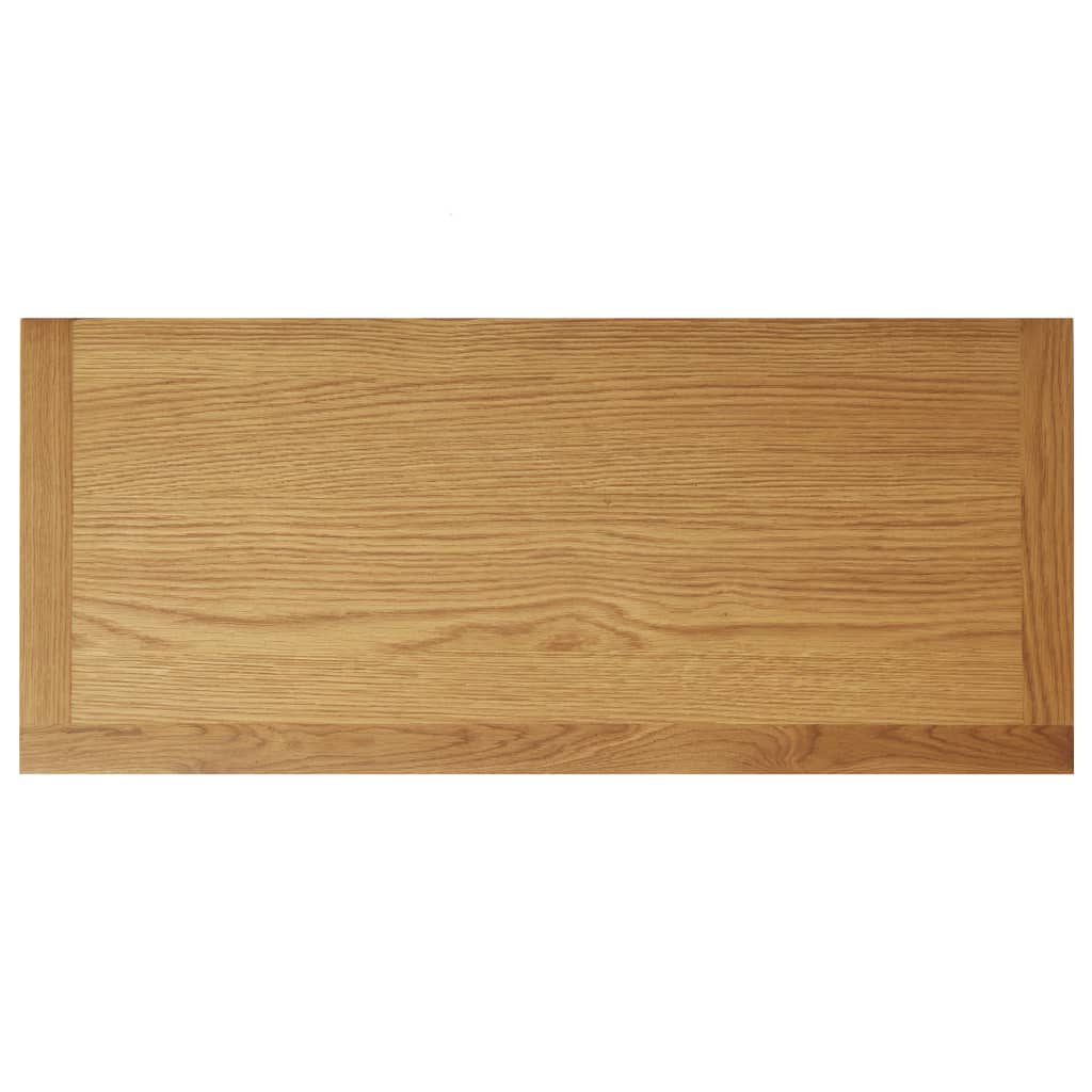 Weinschrank für 11 Flaschen 80 x 32 x 80 cm Eiche Massivholz