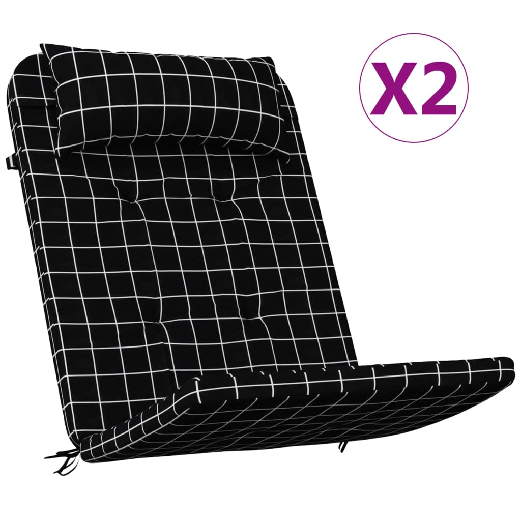 Adirondack-Auflagen 2 Stk. Hellblau Oxford-Gewebe
