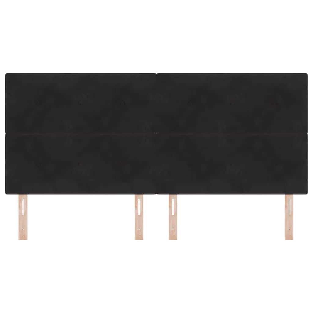 Kopfteil Hellgrau 80 cm Samt