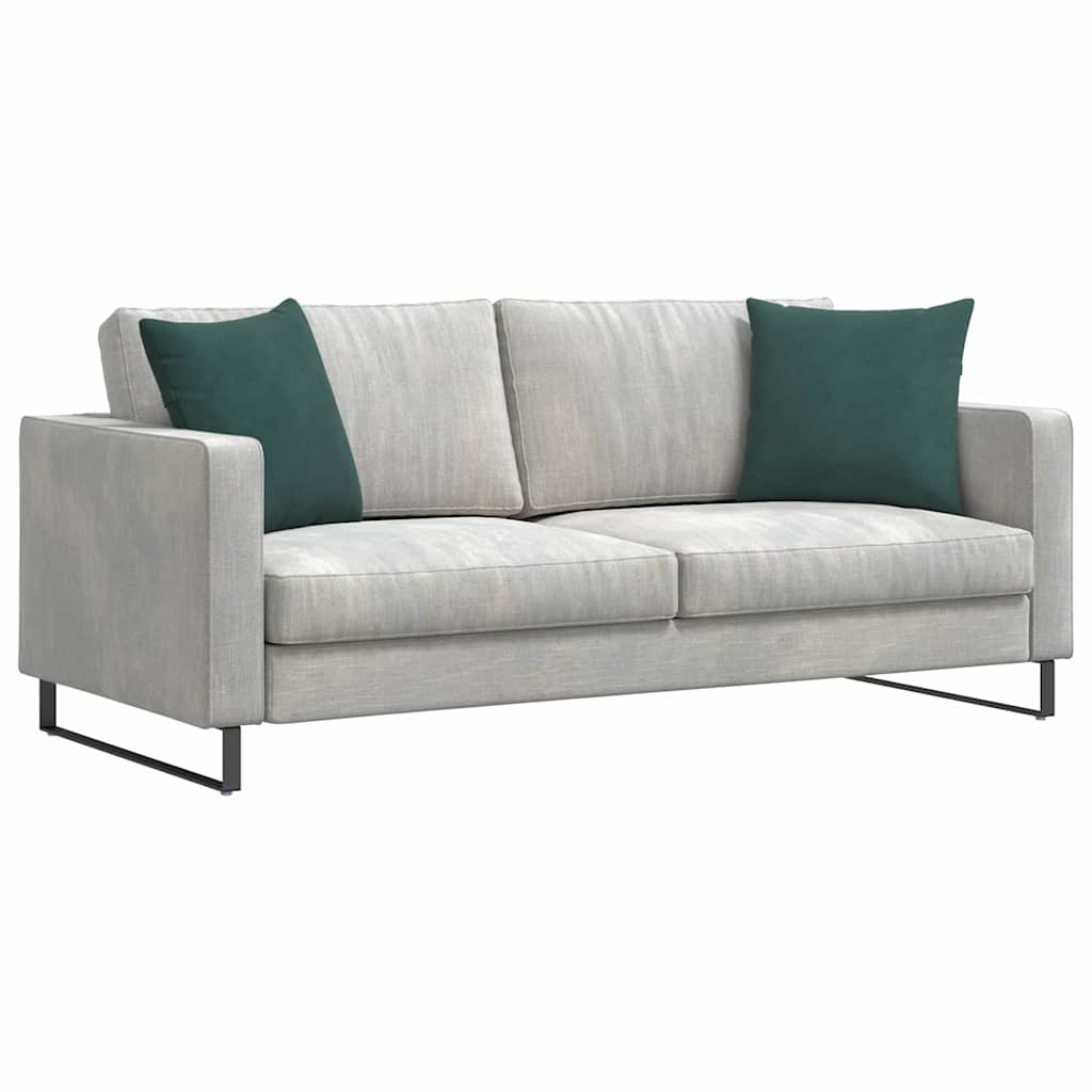 Sofakissen 2 Stück Blau 50 x 30 cm Cordstoff
