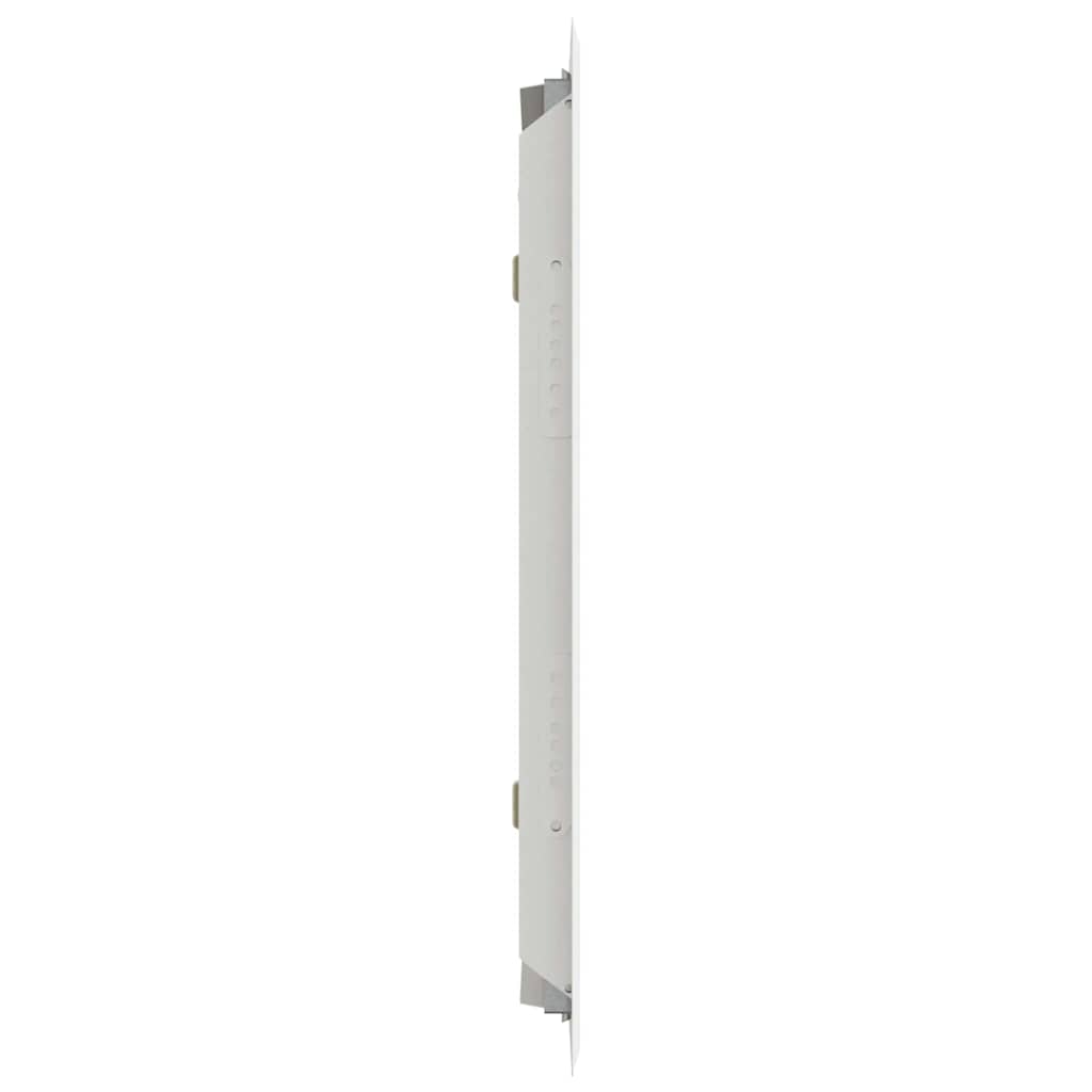 Zugangsklappe 2 pcs Weiß 23 x 23 x 3 cm Stahl