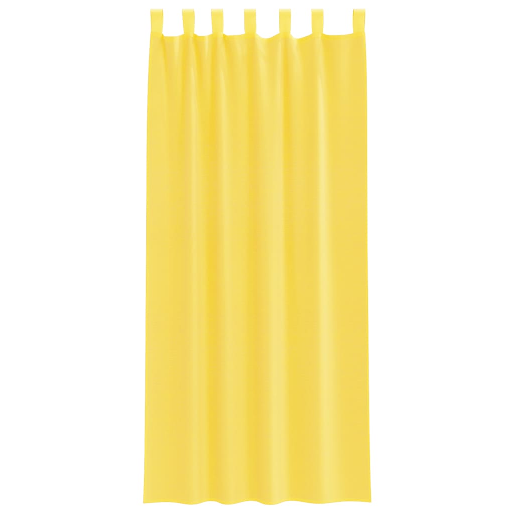 Voile Vorhänge mit Ösen 2 Stk. Apfelgrün 140x140 cm