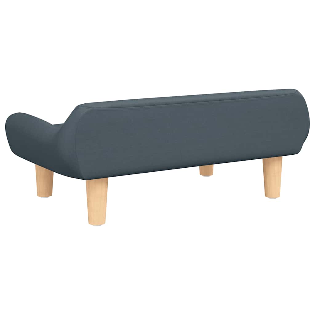 Hundebett Creme 70x40x24 cm Stoff