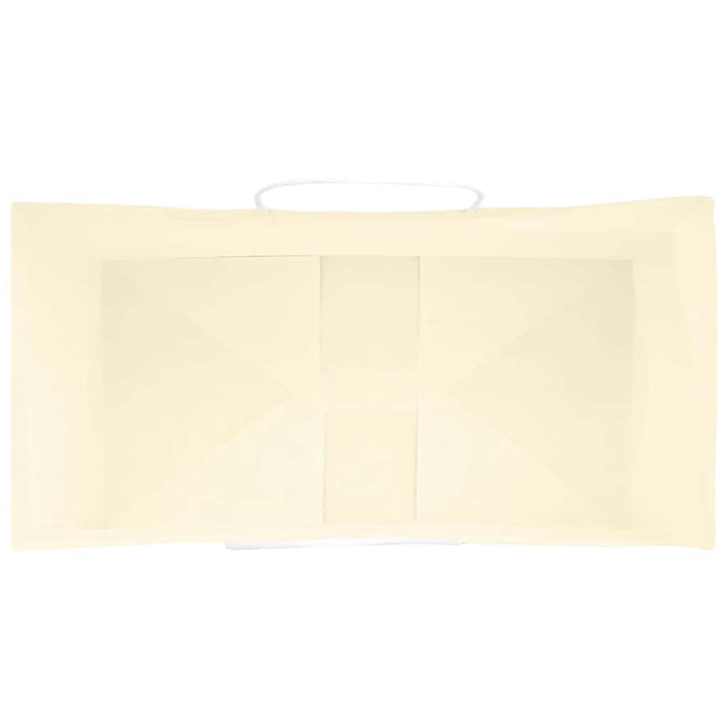 Papiertragetaschen 50 Stk. mit Henkeln Braun 21x11x36 cm