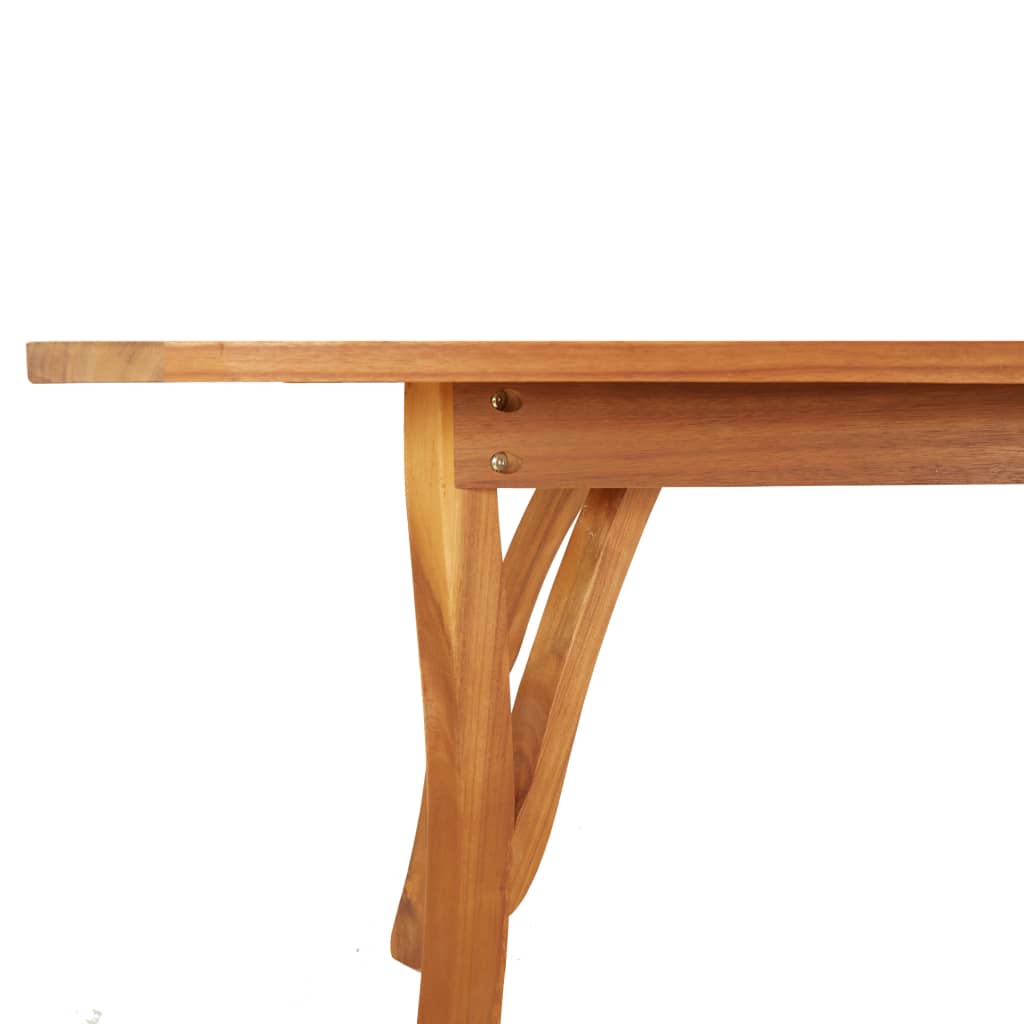 Gartentisch 85x85x75 cm Massivholz Akazie