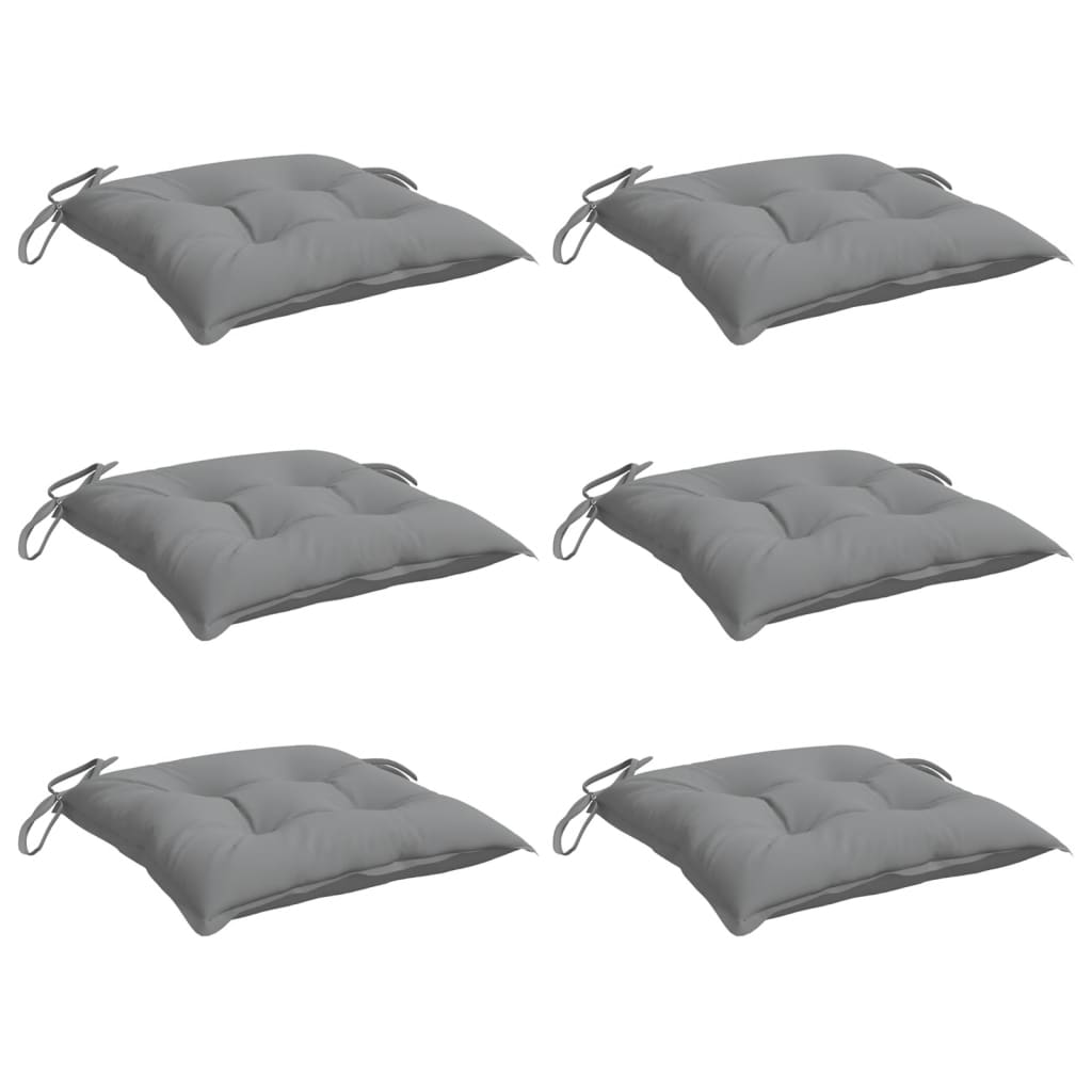 Stuhlkissen 4 Stk. Hellblau 40x40x7 cm Oxford-Gewebe
