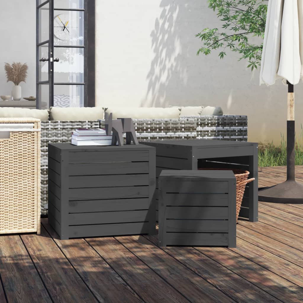 Gartenbox 101x50,5x46,5 cm Massivholz Kiefer