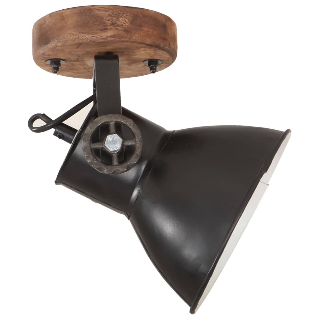 Wandlampe Industriestil Silbern 45x25 cm E27