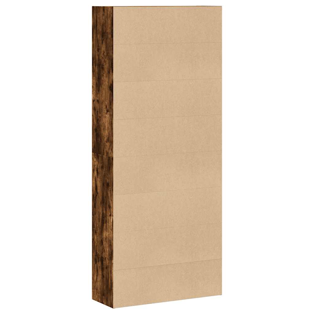 Bücherregal Weiß 80x30x189 cm Holzwerkstoff