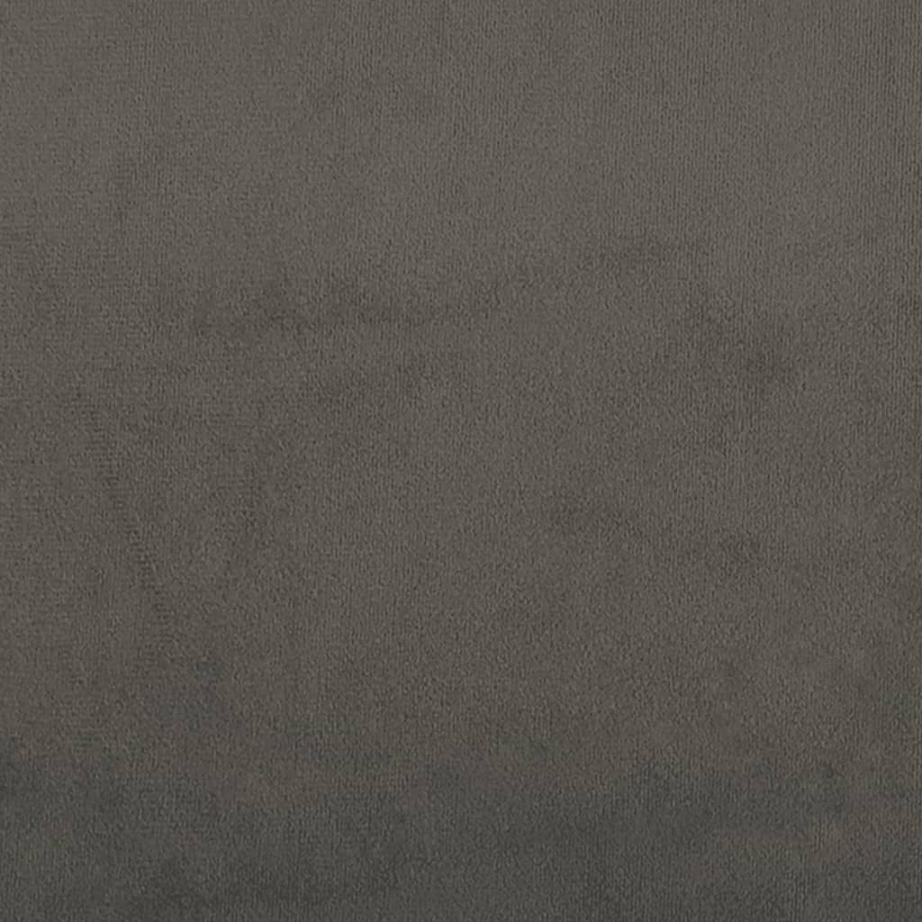 Kopfteil Hellgrau 80x5x118/128 cm Samt