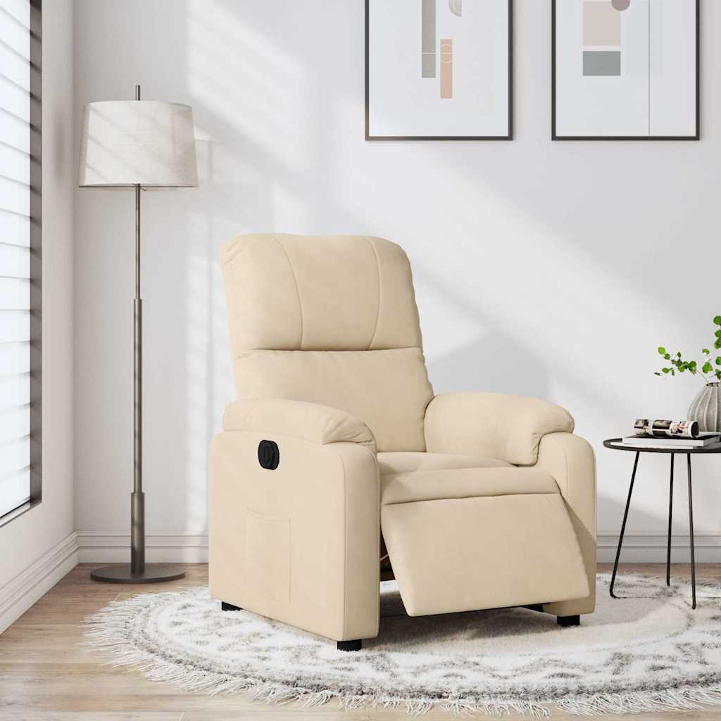 Relaxsessel Elektrisch Braun Mikrofasergewebe