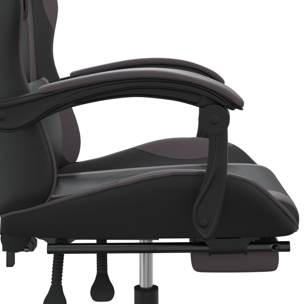 Gaming-Stuhl Schwarz und Golden Kunstleder