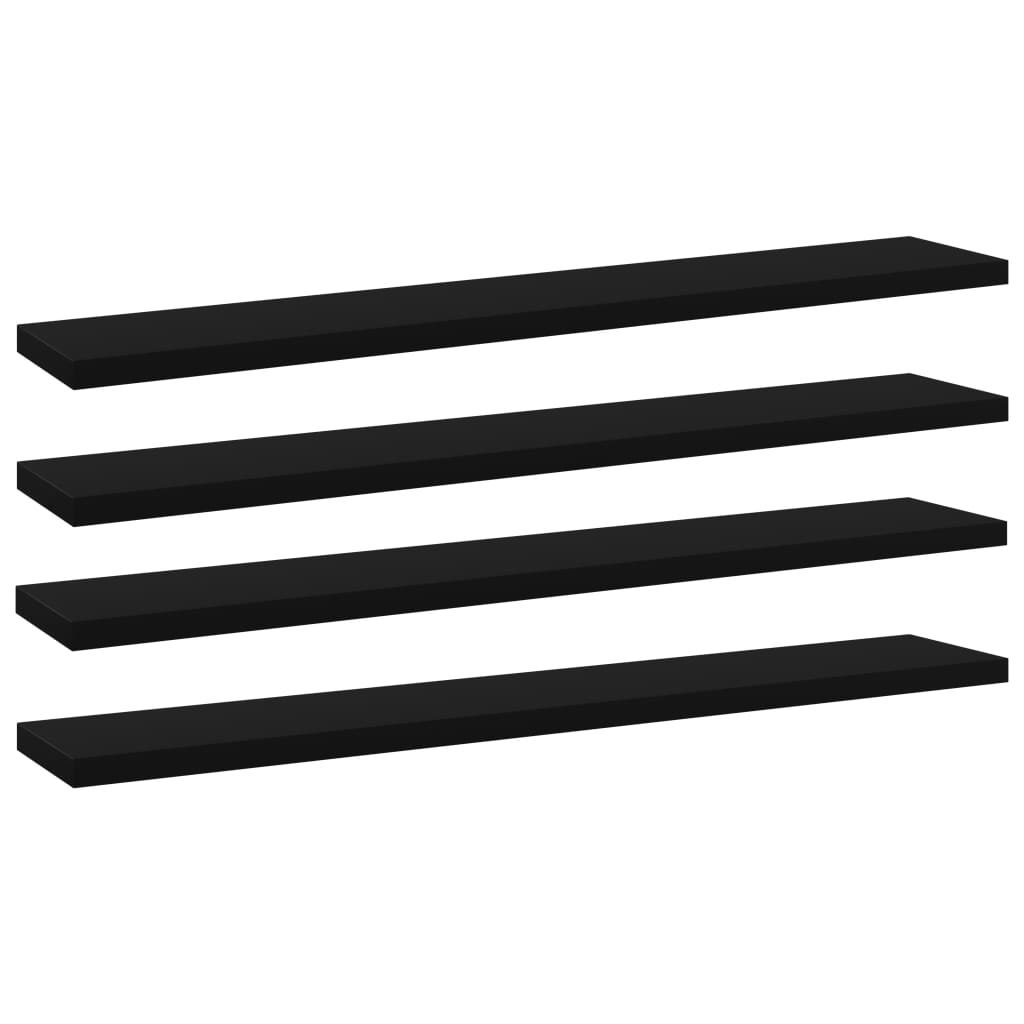 Bücherregal-Bretter 4 Stk. Weiß 40x10x1,5 cm Holzwerkstoff