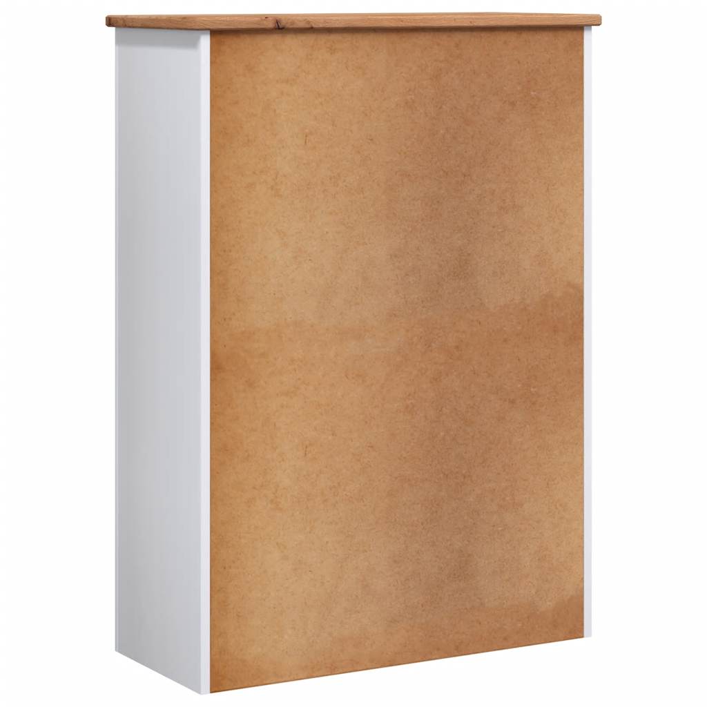 Bücherregal 80 x 35 x 110 cm Massivholz Panama-Kiefer