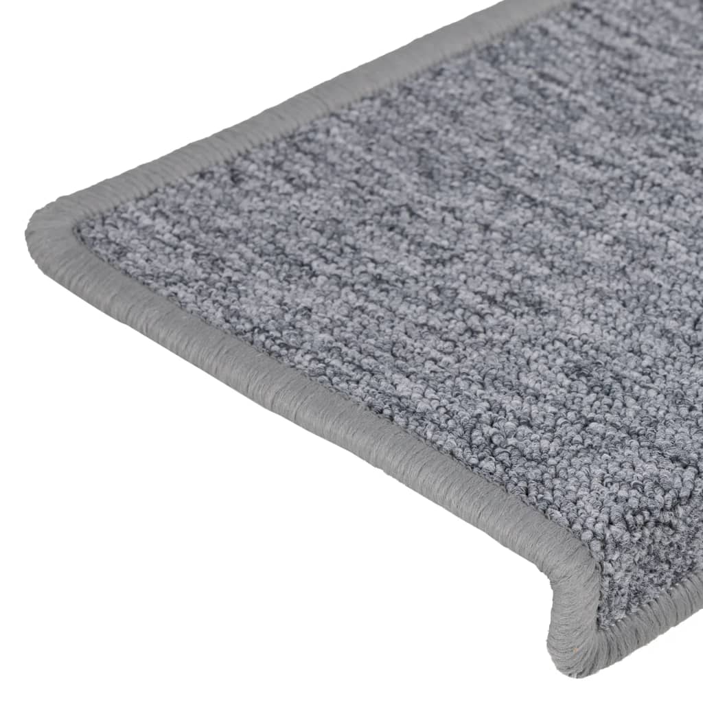 Stufenmatten 15 Stk. 65x21x4 cm Anthrazit Rechteckiger Rand