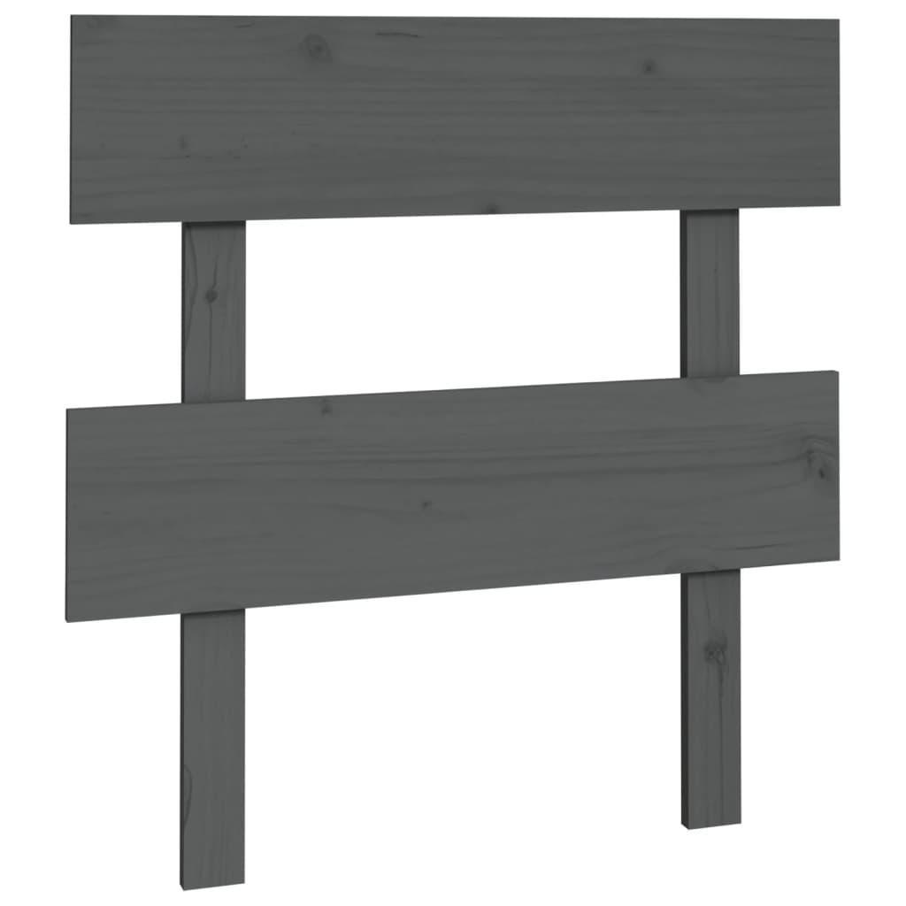 Bett-Kopfteil 78,5x3x81 cm Massivholz Kiefer