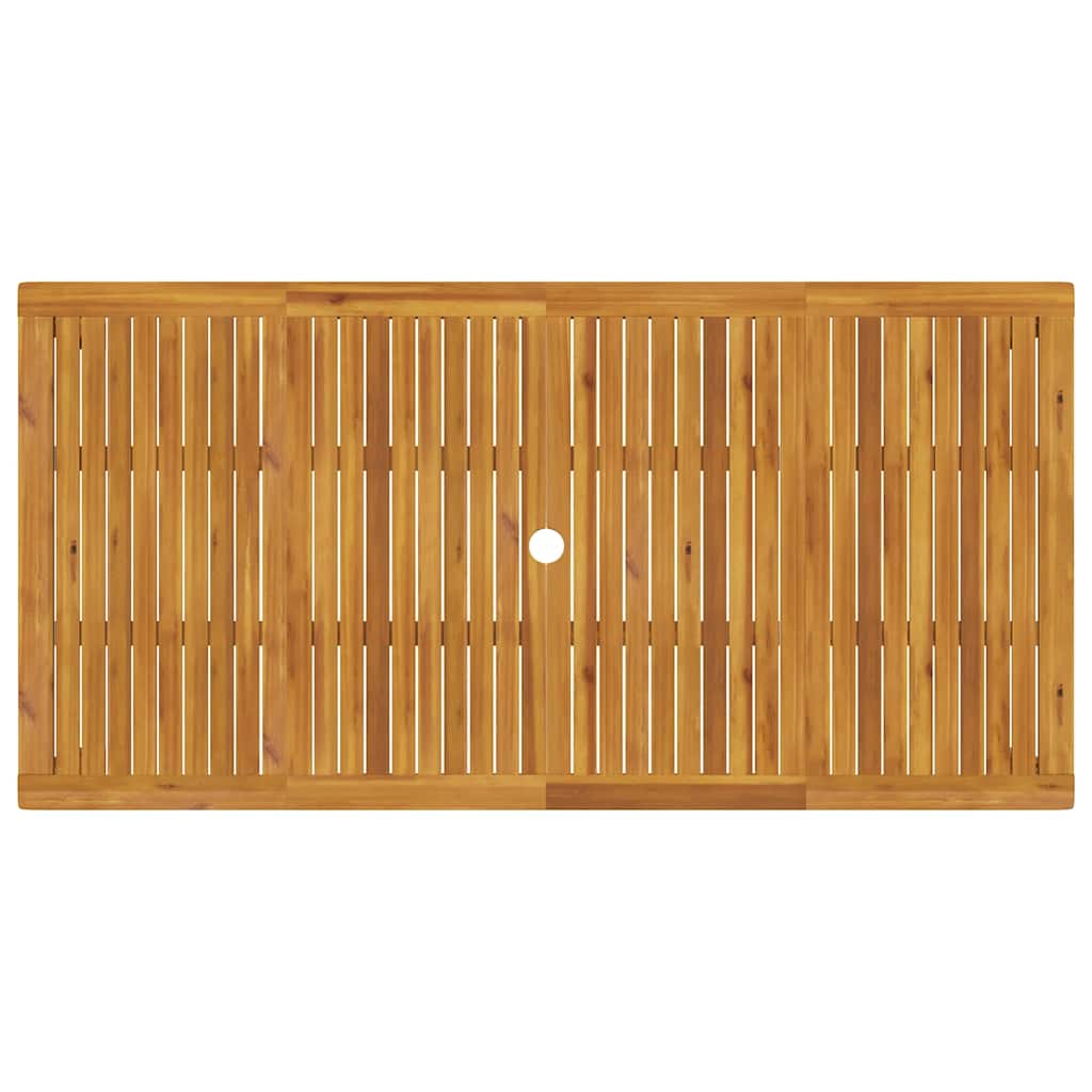 Garten-Esstisch 110x55x75 cm Massivholz Akazie