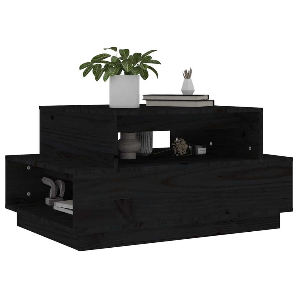 Couchtisch 80x55x40,5 cm Massivholz Kiefer