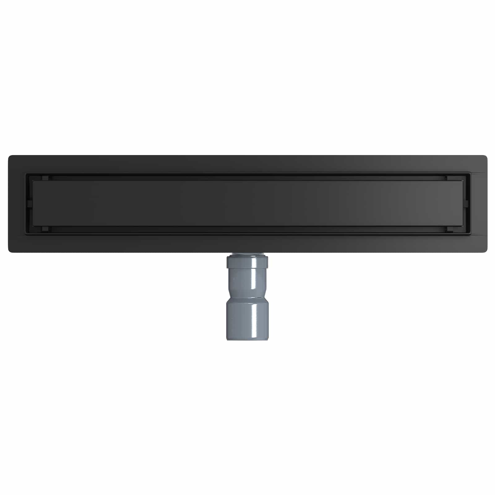 Duschablauf 2-in-1 mit 360° Siphon Silber 54 x 11 x 9,5 cm