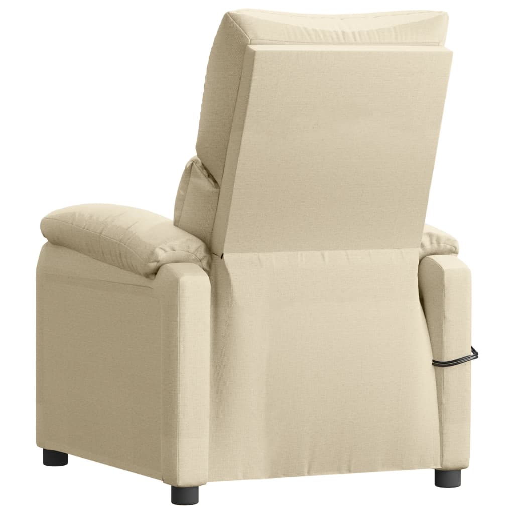 Massagesessel Elektrisch Schwarz Stoff