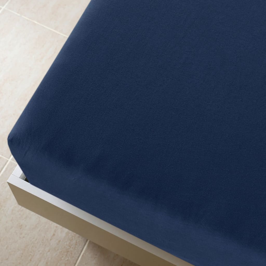 Spannbettlaken Jersey Anthrazit 90x200 cm Baumwolle