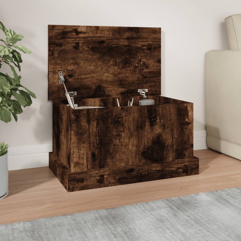 Aufbewahrungsbox Weiß 50 x 30 x 28 cm Holzwerkstoff