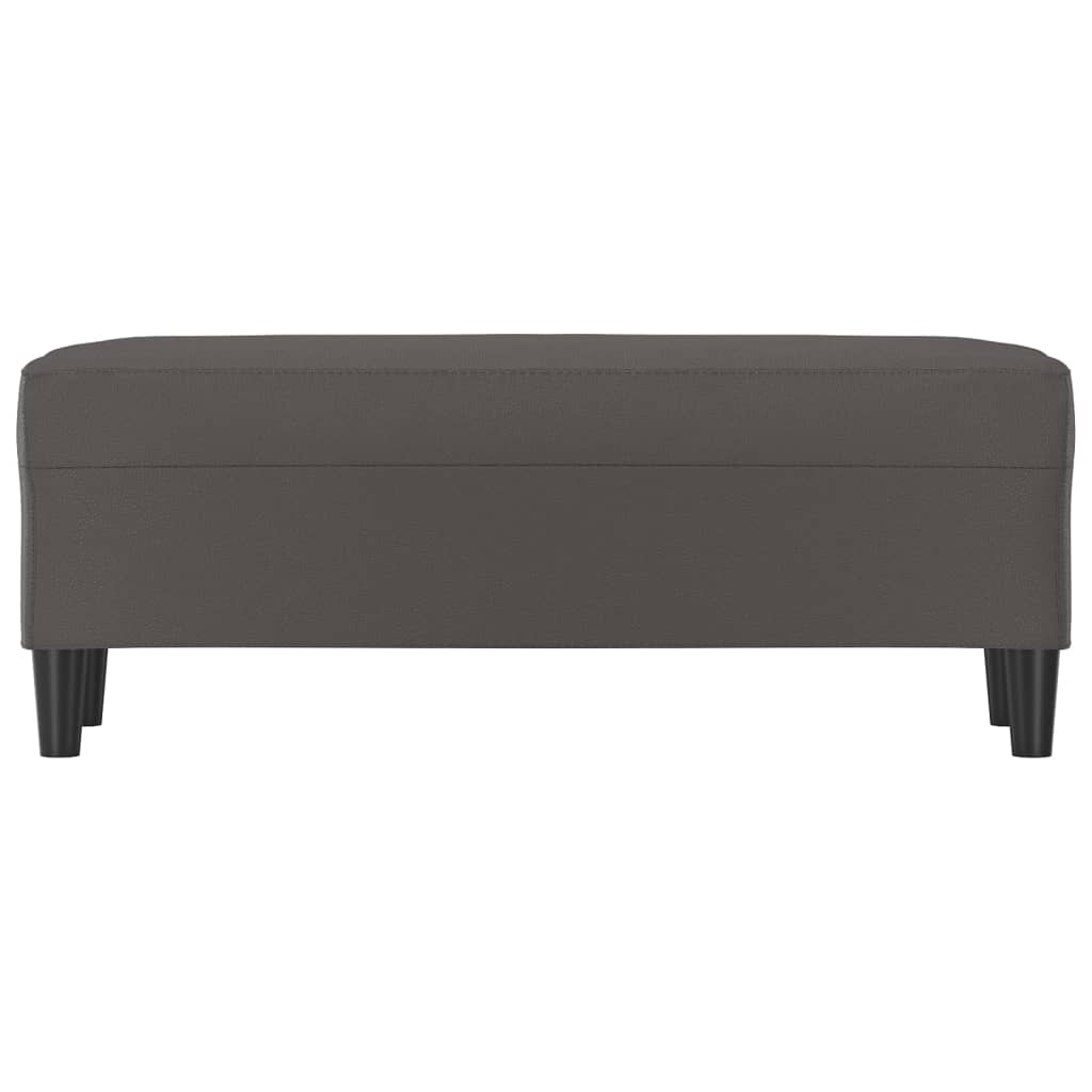 Sitzbank Schwarz 70x35x41 cm Kunstleder