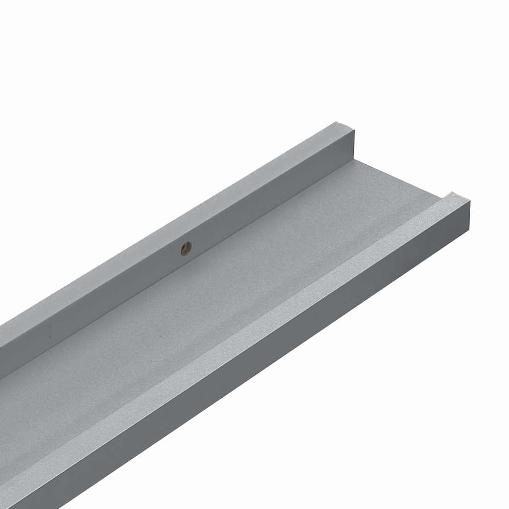Bilderleisten 2 Stk. Weiß 80x9x3 cm MDF
