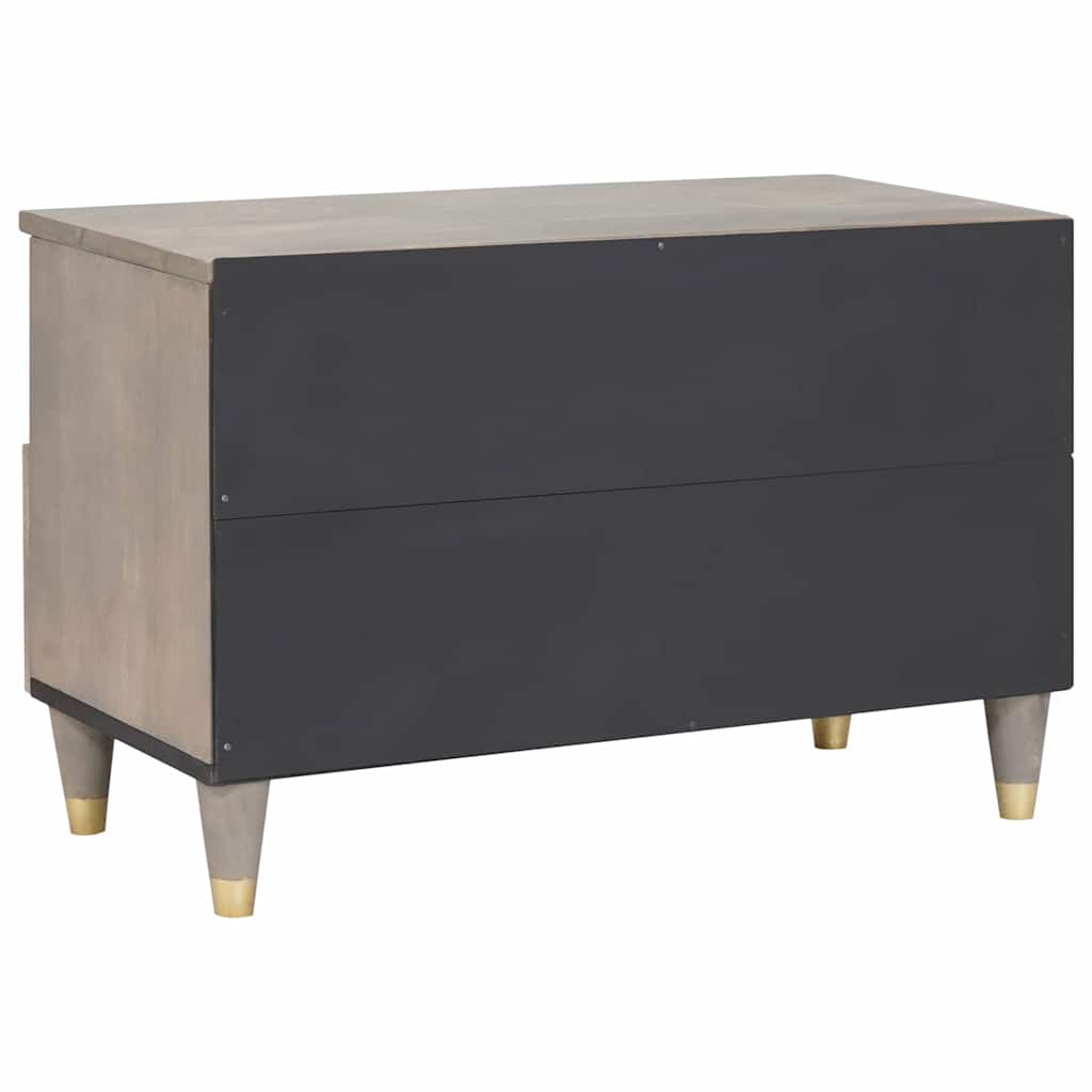 TV-Schränk Honigbraun 70 x 33 x 46 cm Massivholz Mango