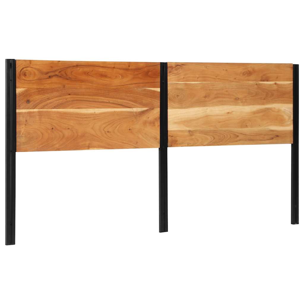 Kopfteil 100 cm Massivholz Mango und Eisen