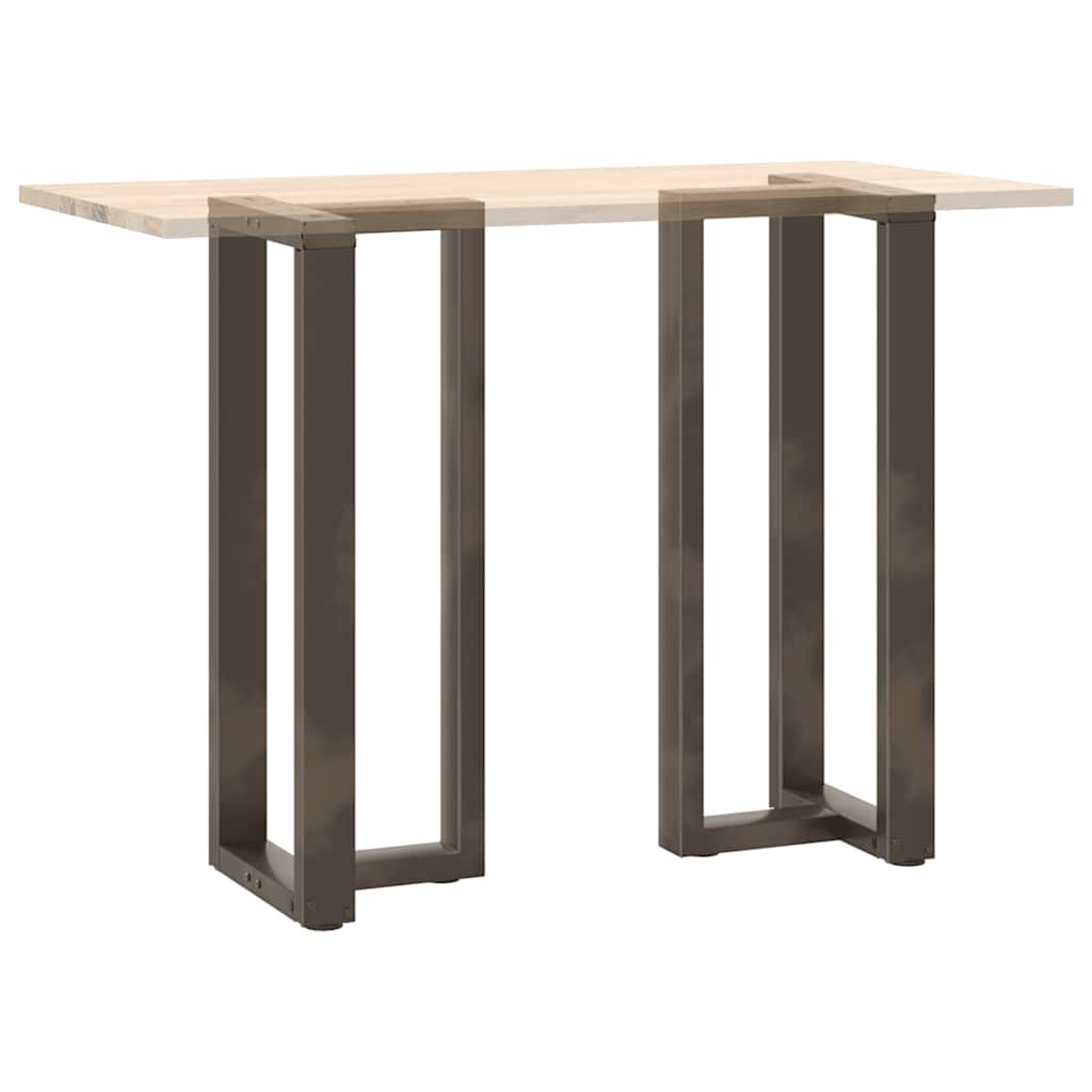 Couchtischbeine T-Form 2 Stk. Schwarz 30x25x(30-31) cm Stahl