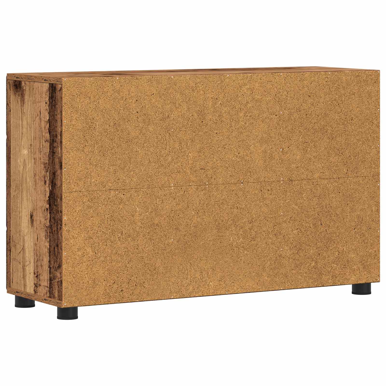 Highboard mit Regal FLORIN Weiß 60 x 35 x 182 cm Holzwerkstoff