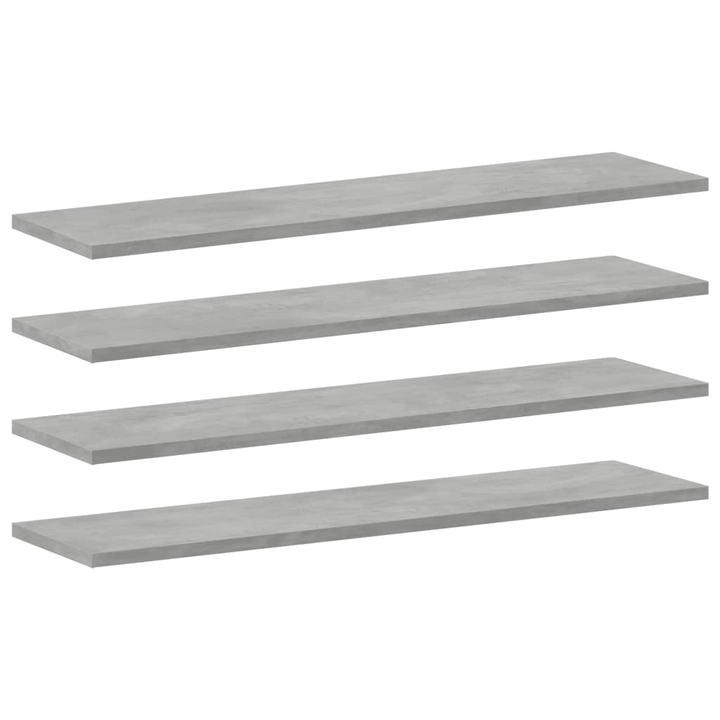 Bücherregal-Bretter 4 Stk. Weiß 40x10x1,5 cm Holzwerkstoff