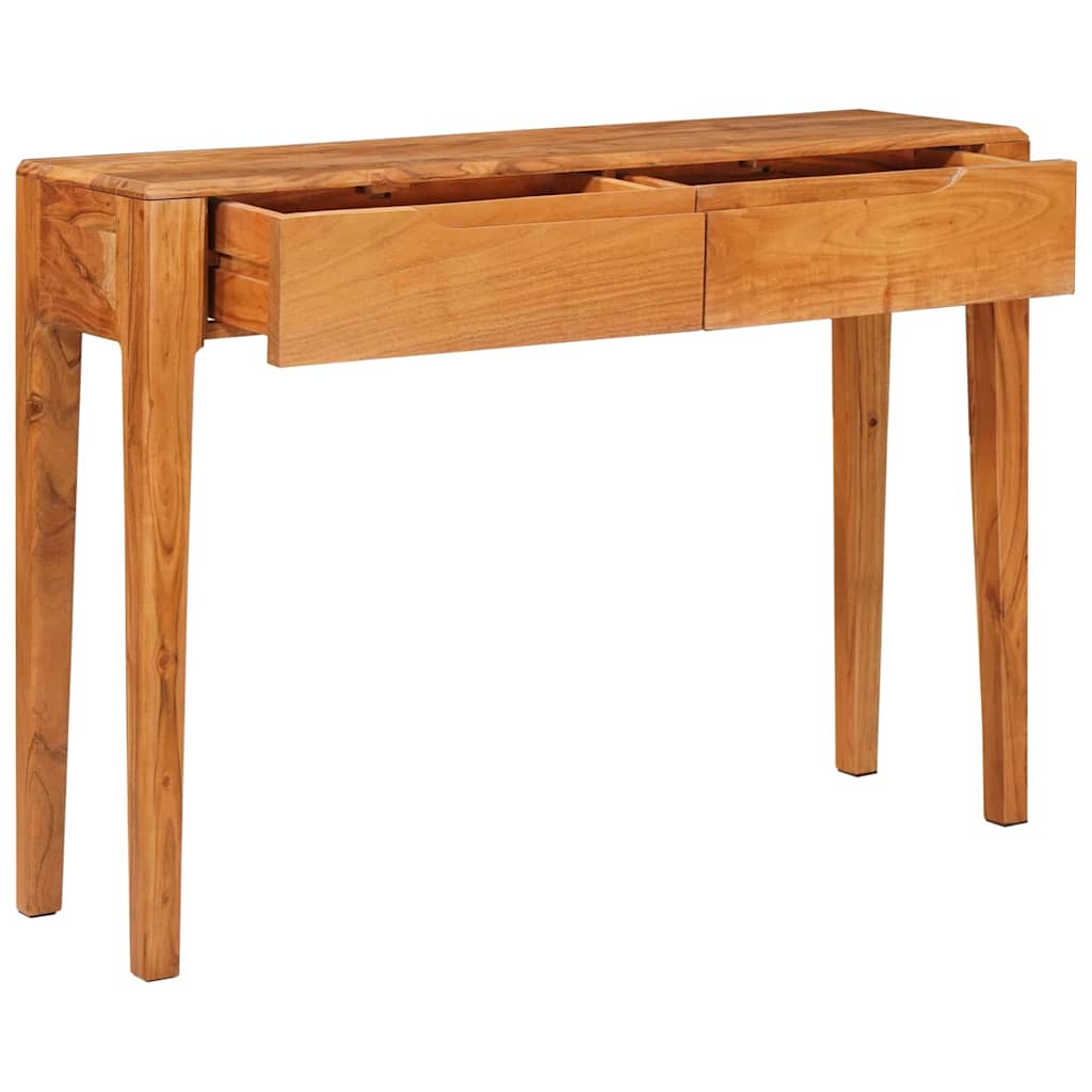 Konsolentisch Braun 110 x 30 x 80 cm Massivholz Akazie