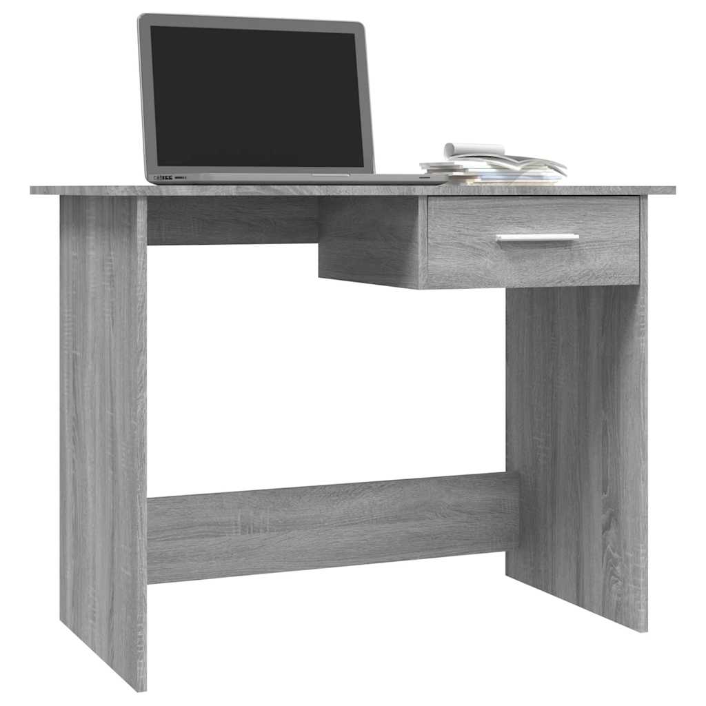 Schreibtisch Weiß 100x50x76 cm Holzwerkstoff