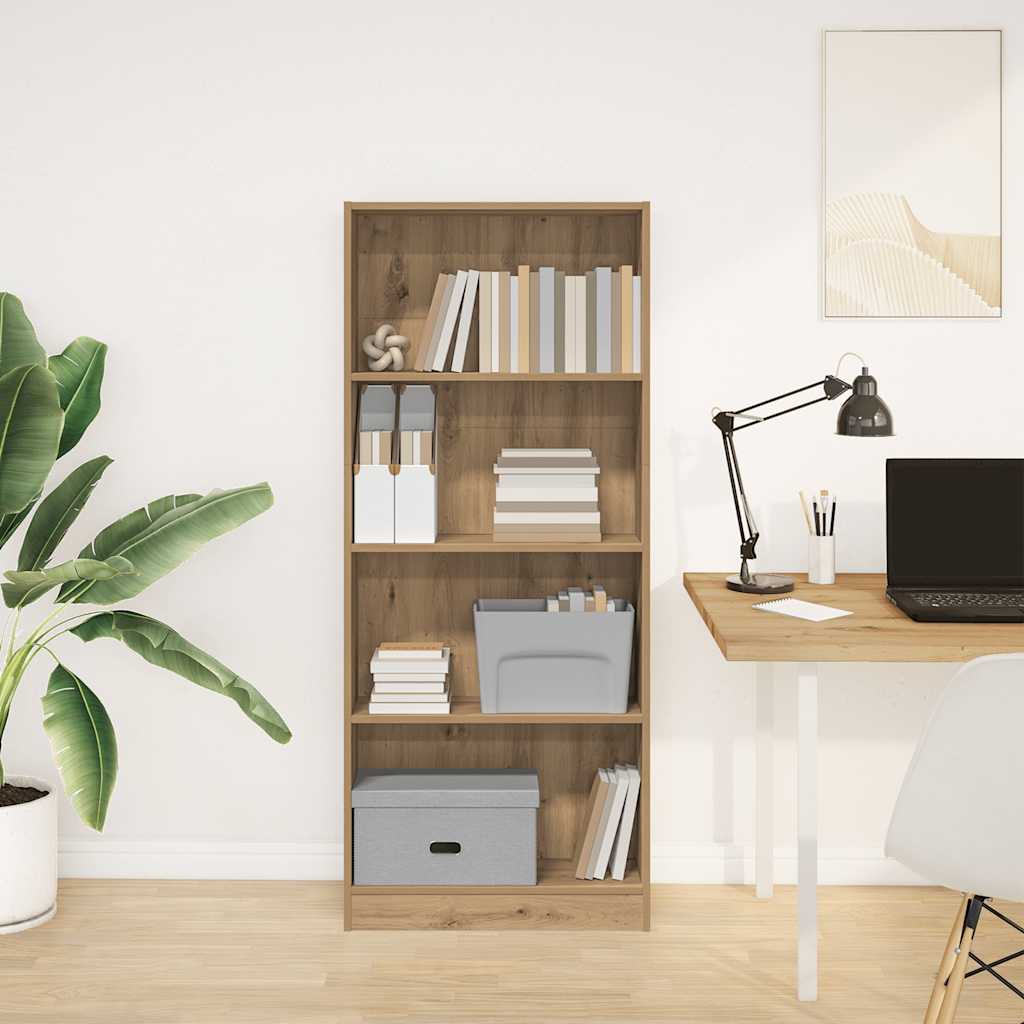 Bücherregal Weiß 40x24x75 cm Holzwerkstoff