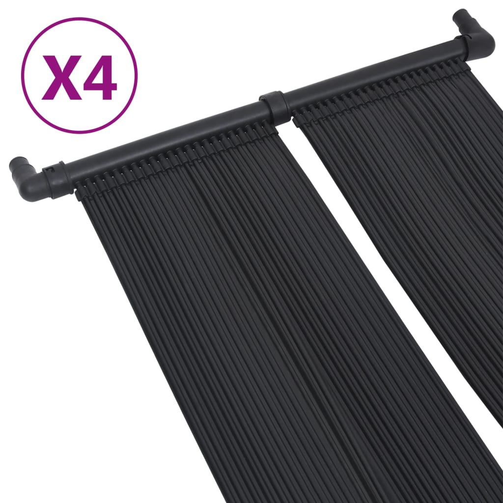 Solar-Panel Poolheizung 2 Stk. 80x310 cm