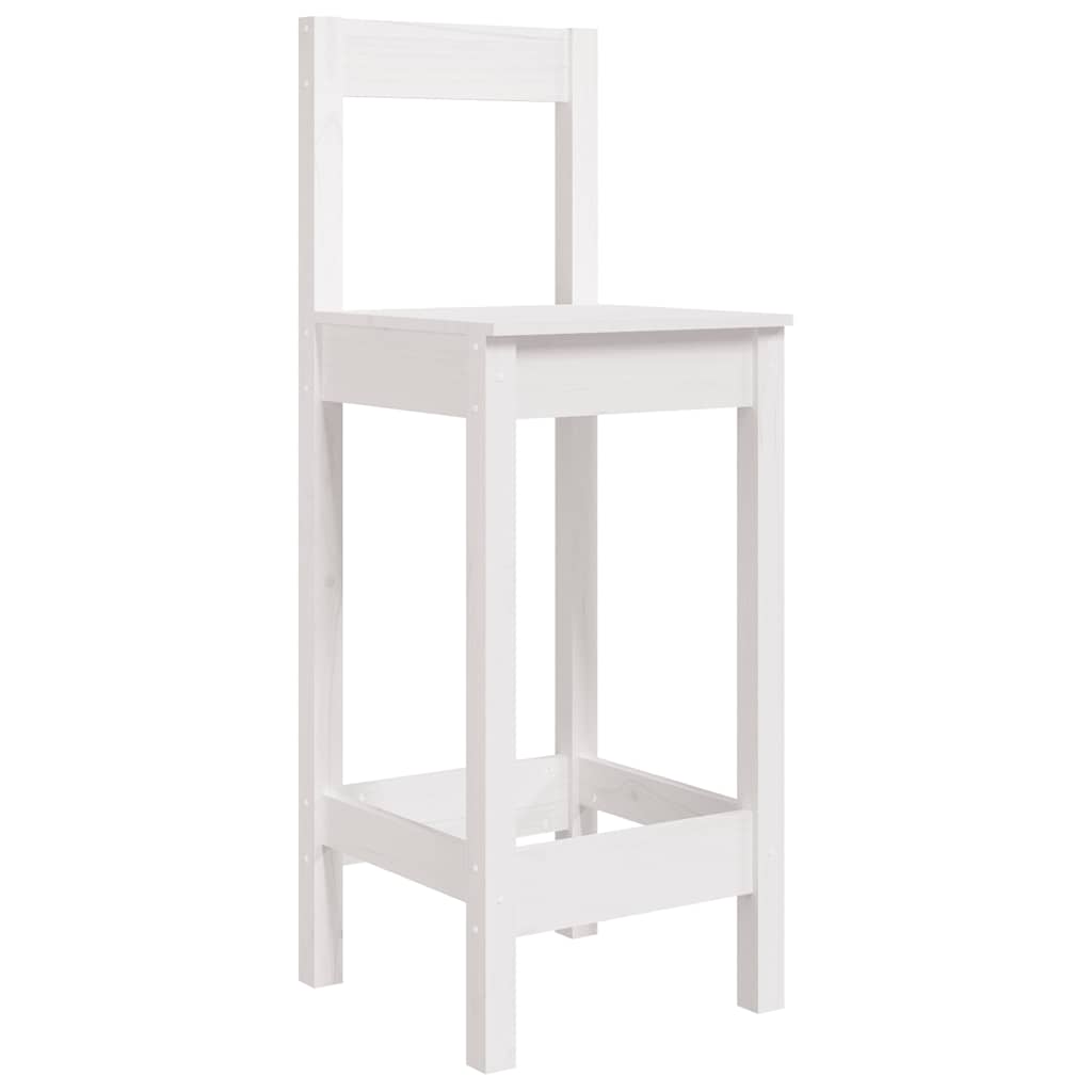 Barstühle 2 Stk. 40x40x78 cm Massivholz Kiefer