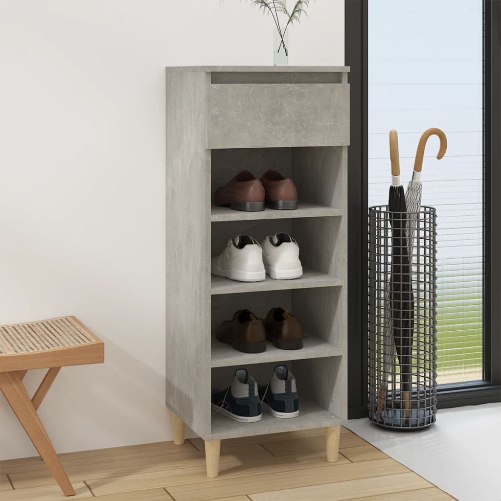 Schuhschrank Weiß 40x36x105 cm Holzwerkstoff