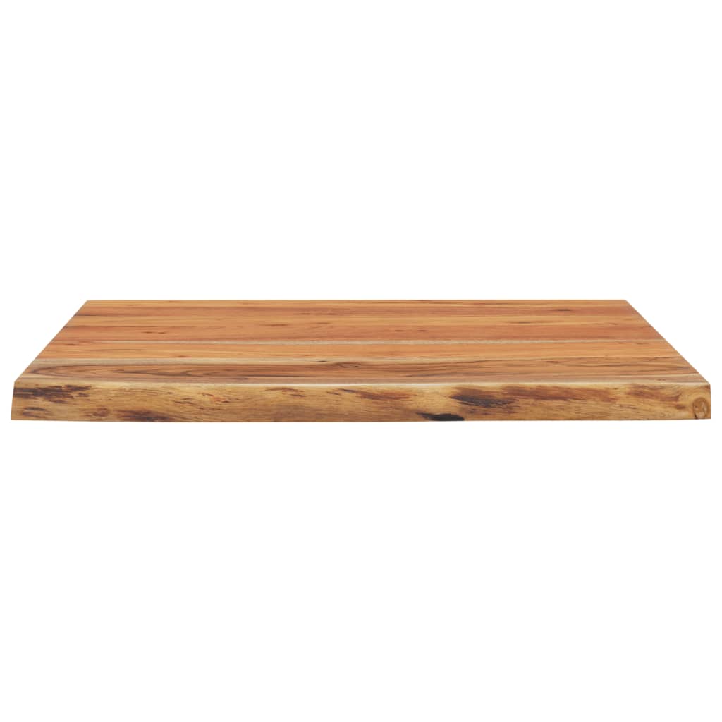 Wandregal 40x20x2,5 cm Rechteckig Massivholz Akazie Baumkante