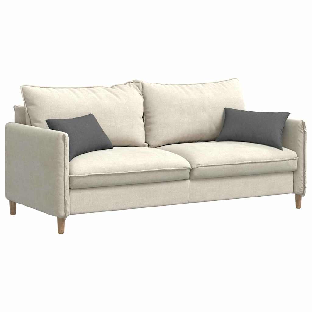 Sofakissen 2 pcs Hellgrau 50 x 30 cm Stoff