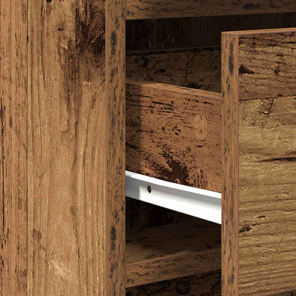 Schminktisch mit Spiegelbeleuchtung 3 pcs Weiß Holzwerkstoff