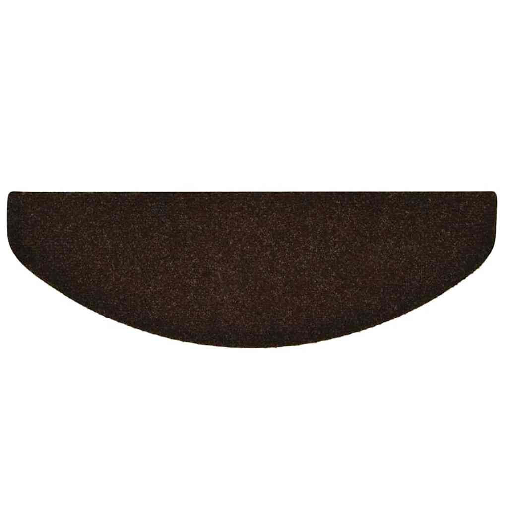 Stufenmatten Selbstklebend 15 Stk. 56x17x3 cm Hellbraun Halbrund