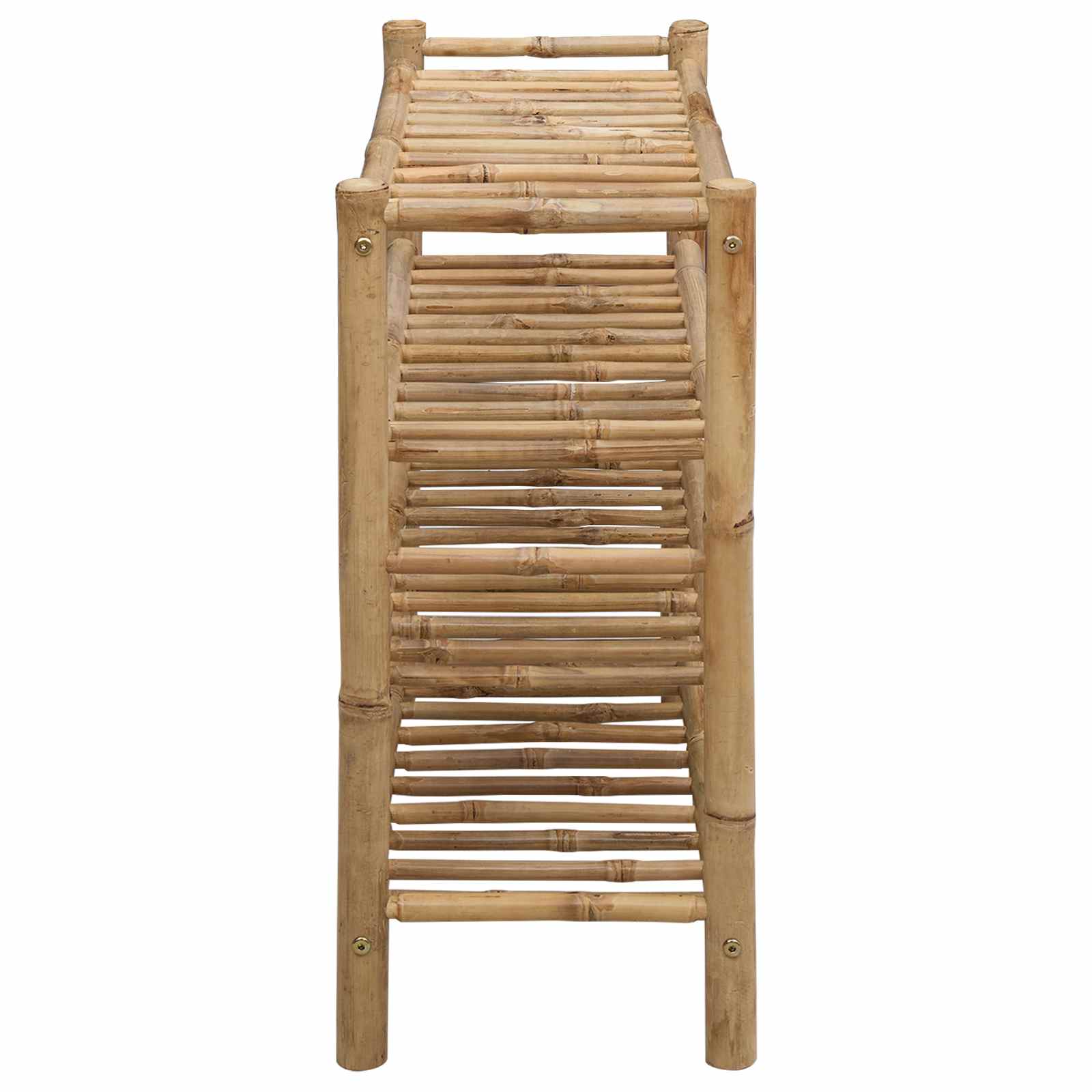 Schuhregal mit Regal mit Speicher Natur 68 x 28 x 30 cm Bambus