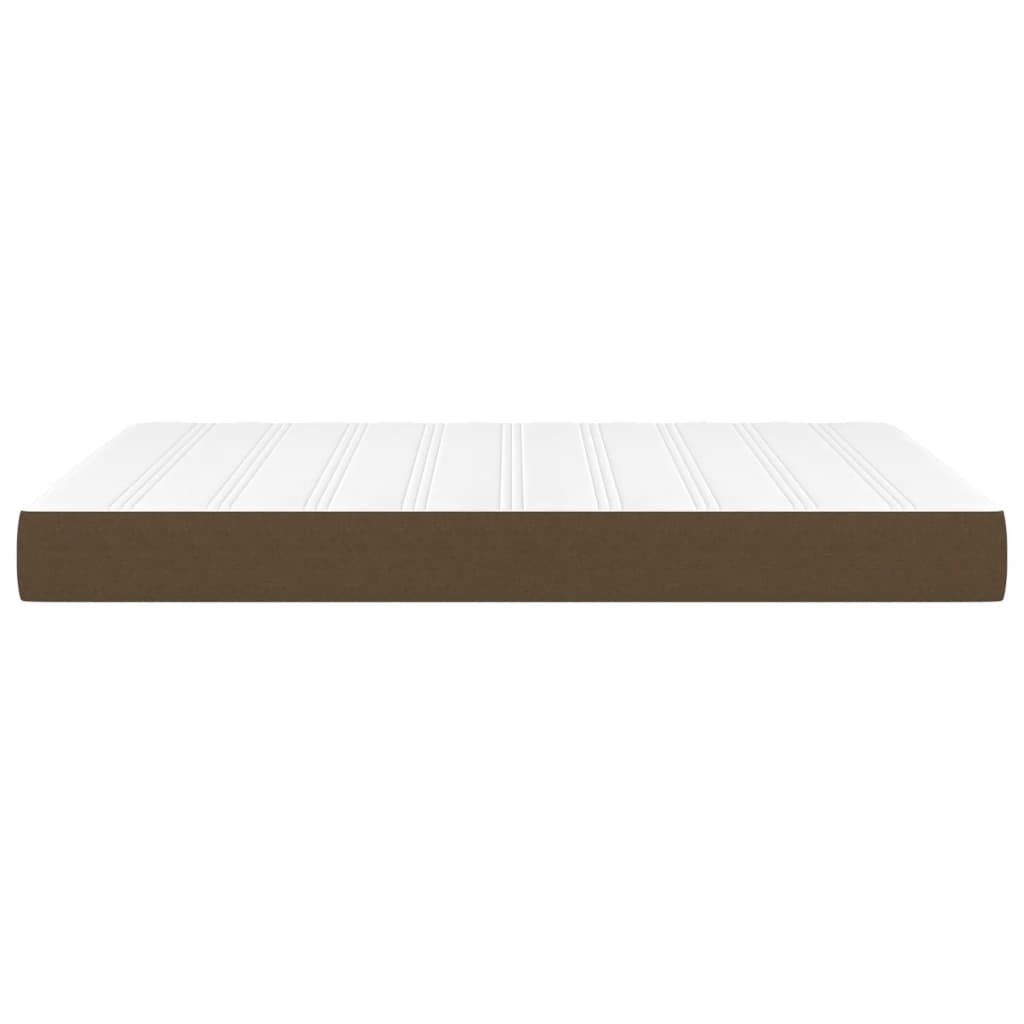 Taschenfederkernmatratze Mittel Hellgrau 80x200x20 cm Stoff