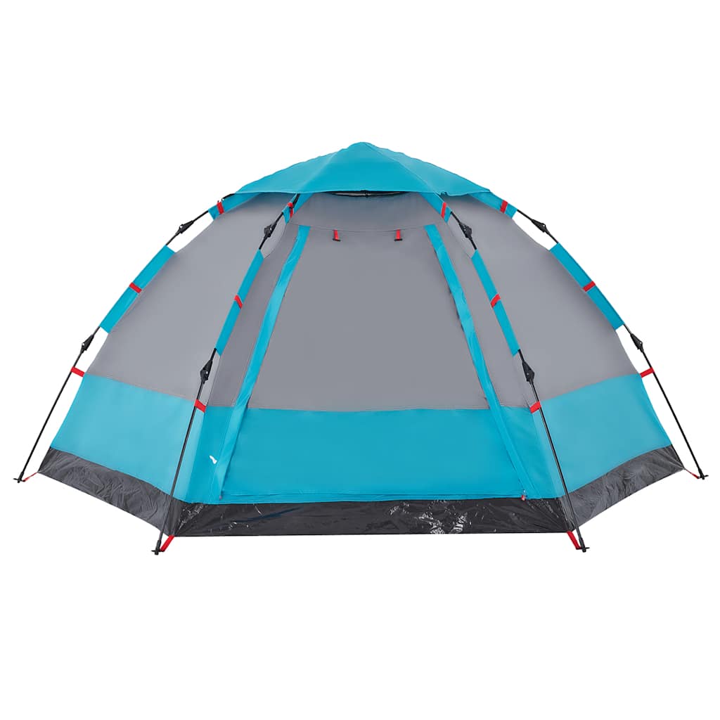 Campingzelt 4 Personen Grün Quick Release