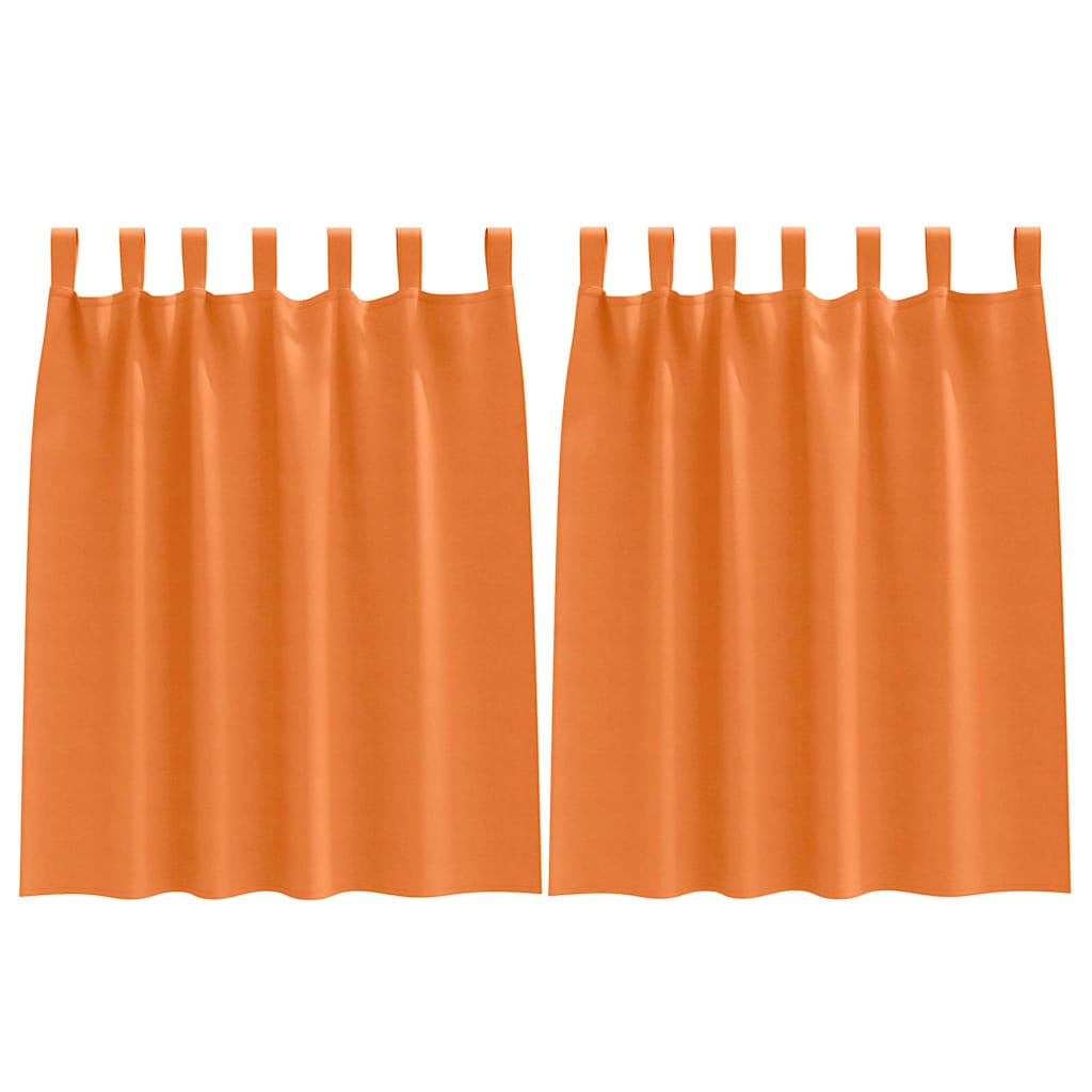 Verdunkelungs-Vorhänge mit Ringen 2 pcs Beige 140 x 140 cm