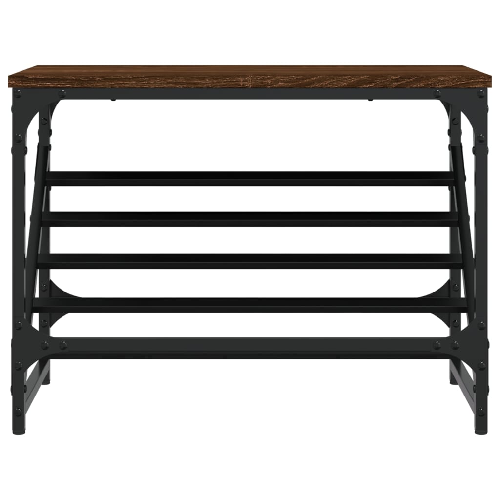 Schuhregal Schwarz 60x30x45 cm Holzwerkstoff